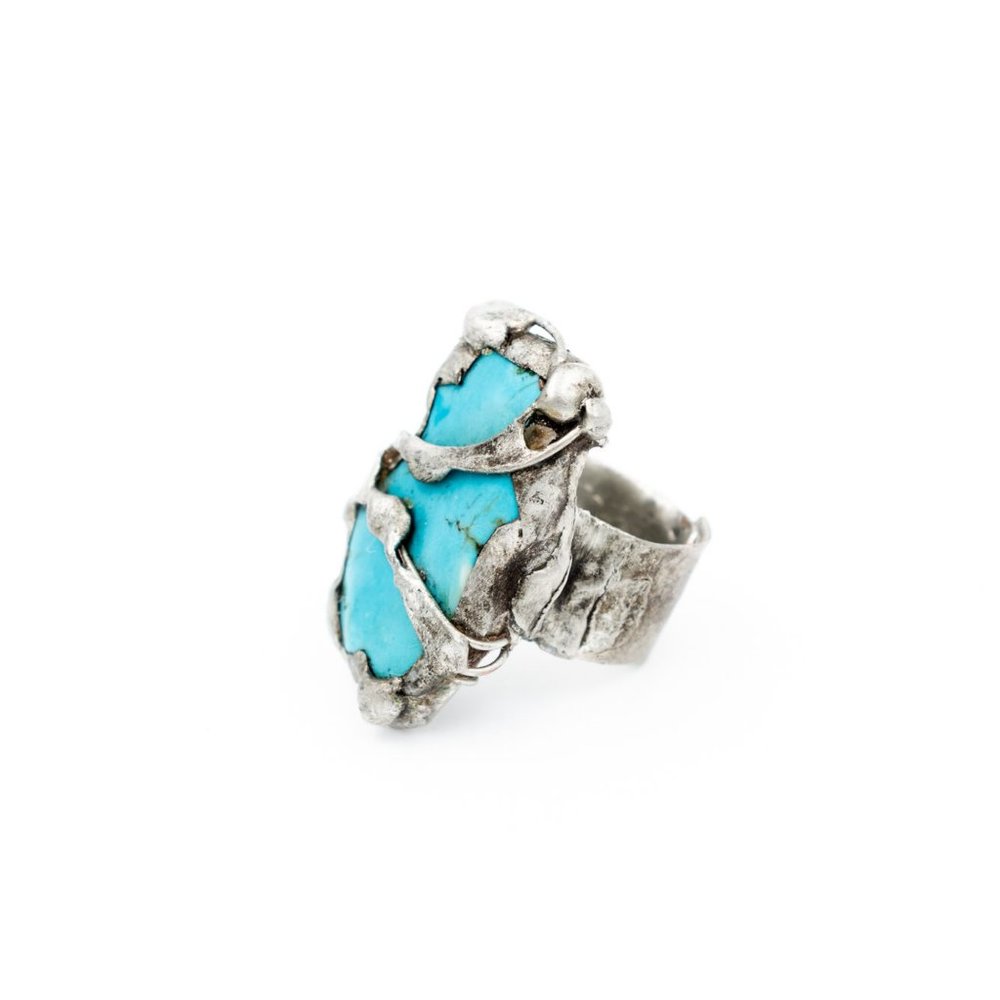 Silver and Turquoise Ring